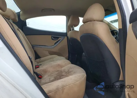 2013 Hyundai Elantra Gls z USA, uszkodzony, nr VIN 5NPDH4AE2DH436627